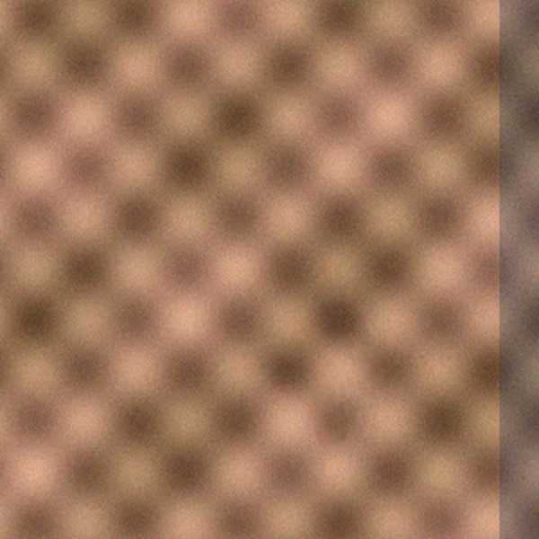 The same corner after cleaning, the pattern continues where the sparkle was